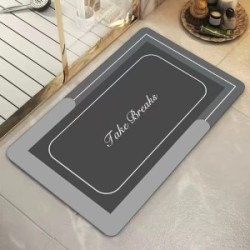 Rectangular Absorbent Bathroom Mat – 50x80 cm Instant Dry Rubber Bath Mat Rectangular Absorbent Bathroom Mat – 50x80 cm Instant Dry Rubber Bath Mat