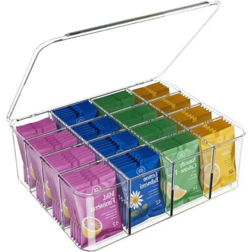 Acrylic Tea Bag Organizer