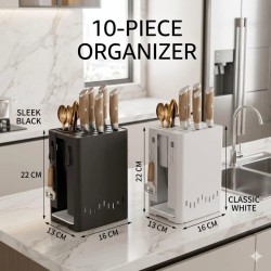 Multifunctional Kitchen Knife Block Organizer