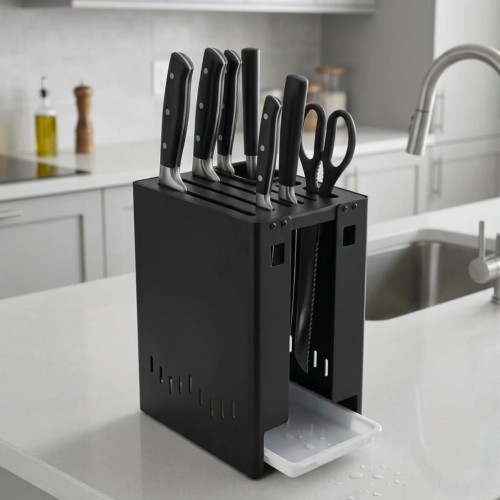 Multifunctional Kitchen Knife Block Organizer