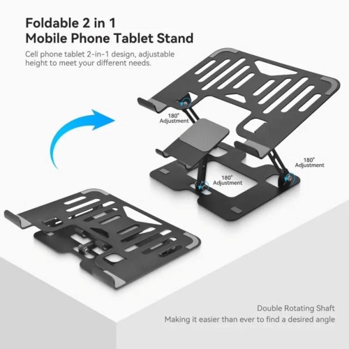 2 in 1 Adjustable Laptop Stand
