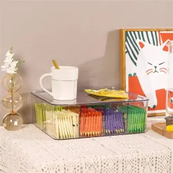 Acrylic Tea Bag Organizer