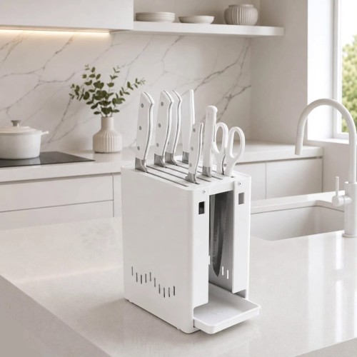 Multifunctional Kitchen Knife Block Organizer