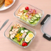 Large-Capacity Glass Food Storage Container