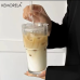Heavy Borosilicate Tumbler with Straw