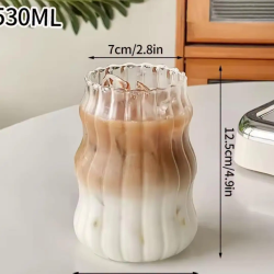Ribbed Glass Tumblers