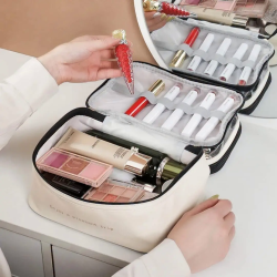 Double Layer PVC  Cosmetic Bag