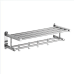 Bathroom Wall Mounted Towel Rack Accessory With Hooks