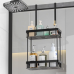 Bathroom Door Hanging Storage Rack
