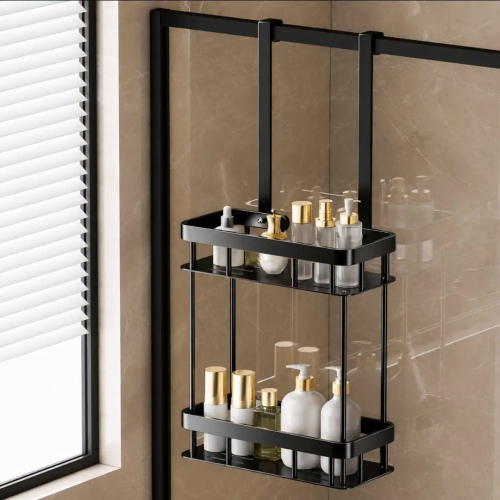 Bathroom Door Hanging Storage Rack