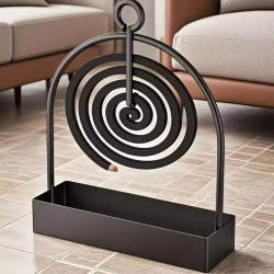 Mosquito Coil Holder Iron Art Incense Burner with Ash Tray Mosquito Coil Holder Iron Art Incense Burner with Ash Tray