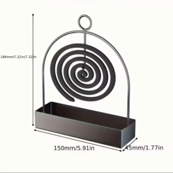 Mosquito Coil Holder Iron Art Incense Burner with Ash Tray Mosquito Coil Holder Iron Art Incense Burner with Ash Tray