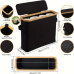 Slim Bathroom Storage Cabinet with Bamboo Lid
