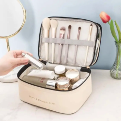Double Layer PVC  Cosmetic Bag