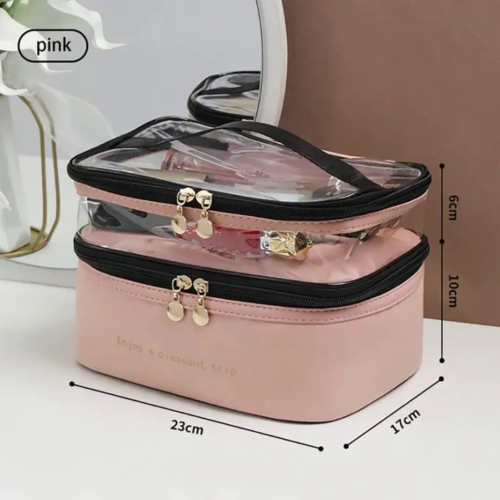Double Layer PVC Cosmetic Bag Double Layer PVC Cosmetic Bag