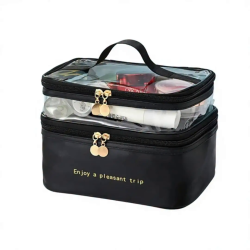 Double Layer PVC  Cosmetic Bag