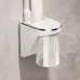 Wall-Mounted Magnetic Toothbrush Holder with Cup
