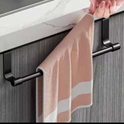 Stainless Steel Kitchen Cabinet Towel Rack & Hanger Stainless Steel Kitchen Cabinet Towel Rack & Hanger