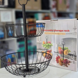 2 Tier Fruit Basket Holder 2 Tier Fruit Basket Holder