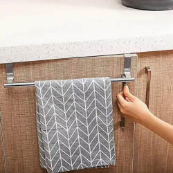 Stainless Steel Kitchen Cabinet Towel Rack & Hanger Stainless Steel Kitchen Cabinet Towel Rack & Hanger