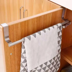 Stainless Steel Kitchen Cabinet Towel Rack & Hanger Stainless Steel Kitchen Cabinet Towel Rack & Hanger