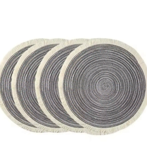 Woven Round Braided Environmentally Friendly Table Placemats