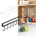 Iron 6-Hook Under Shelf Rack