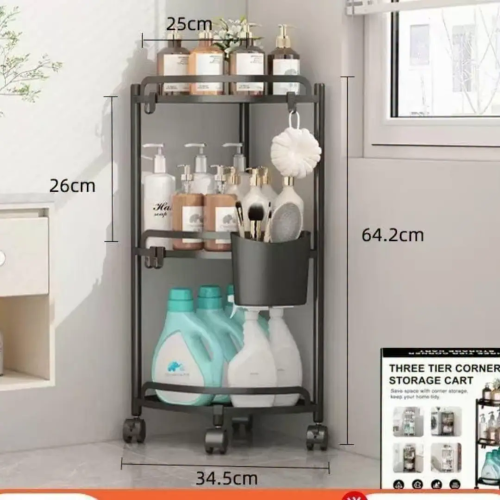 Multi-Layer Triangular Corner Storage Rack Multi-Layer Triangular Corner Storage Rack