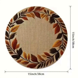 Non-Woven Round Placemat Kitchen Dinning Table Mat Non-Woven Round Placemat Kitchen Dinning Table Mat