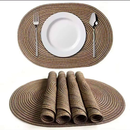 Eco-Friendly Oval Table Placemats