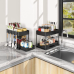 Double Sliding Under Sink Rack