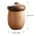 Creative Walnut Cotton Swab & Toothpick Holder