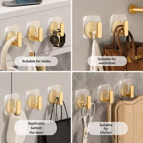 5 Pcs Punch-Free Strong Adhesive Acrylic Hooks 5 Pcs Punch-Free Strong Adhesive Acrylic Hooks