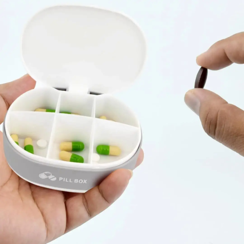 Travel Mini 6 Grid Medicine Travel Organizers