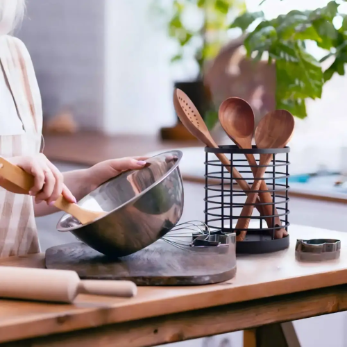 Metallic Heavy Cutlery Holder