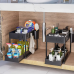 Double Sliding Under Sink Rack