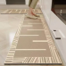 2 Pcs Set Rubber Bottom Anti-Slip Kitchen Mats