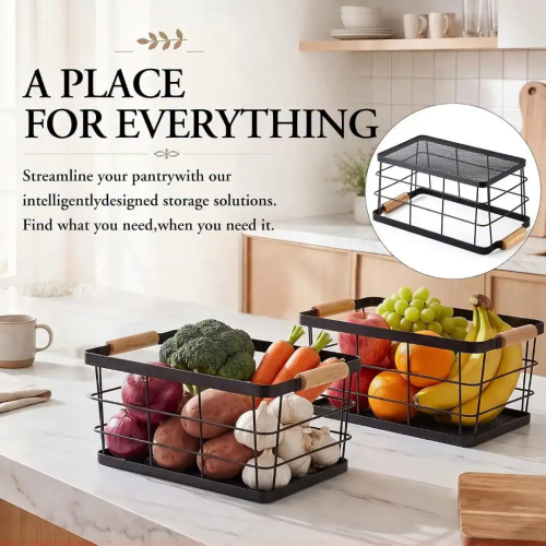 Heavy Metallic Multipurpose Organizing Baskets Heavy Metallic Multipurpose Organizing Baskets