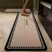 2 Pcs Set Rubber Bottom Anti-Slip Kitchen Mats