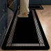 2 Pcs Set Rubber Bottom Anti-Slip Kitchen Mats