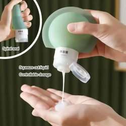 3 Pcs Set Silicon Refill Bottles