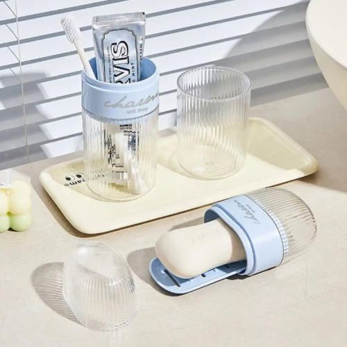 Portable Toothbrush and Toothpaste Holder