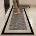 2 Pcs Set Rubber Bottom Anti-Slip Kitchen Mats