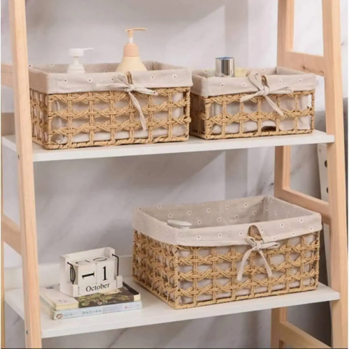 3 Pcs Big Size Wicker Baskets 3 Pcs Big Size Wicker Baskets