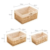 3 Pcs Big Size Wicker Baskets