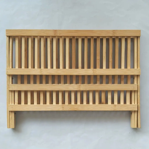 2 Layer Bamboo Foldable Dish Rack