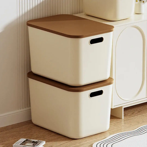 Multifunctional Large Rectangle Pp Plastic Storage Boxes with Lids
