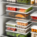 3 Pcs Refrigerator Crisper Storage Box
