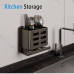 Wall Mounted Carbon Metal Toothbrush Holder
