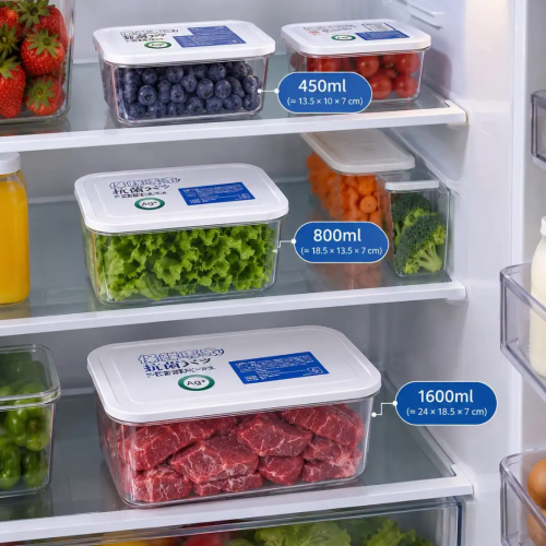 5 Pcs Freezer/Fridge Containers 5 Pcs Freezer/Fridge Containers